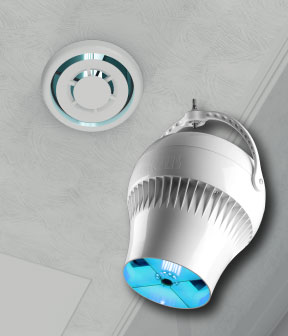 Airius PureAir Air Purification Fan and Nozzle Duct