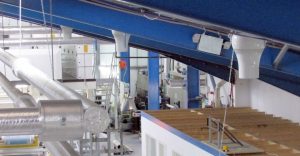 Airius Warehouse Ceiling Fans Keeping Saciflex Staff Cool