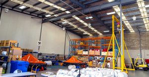 Airius Warehouse Ceiling Fans Keeping Viking Rafts Staff Comfortable