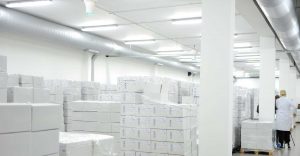 Airius Warehouse Ceiling Fans Maintaining Pharmaceutial Storage Temperatures