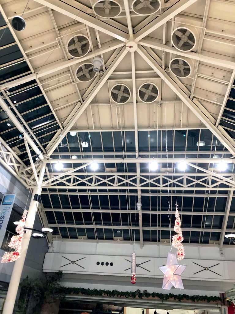 Kingdom Shopping Centre Reduce Heating COsts with Airius Destratification 1