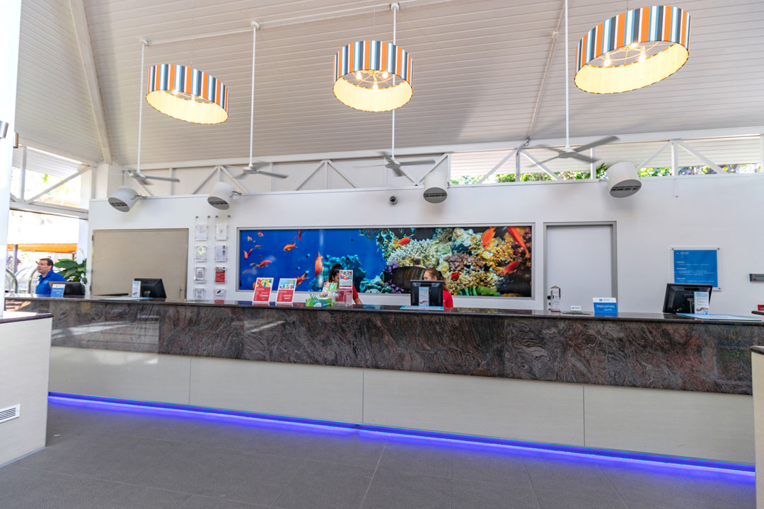 Destratification Fan System Ramada Narrow Aisle