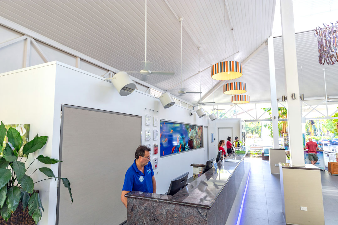 Ramada Reception Port Douglas R20 Narrow Aisle