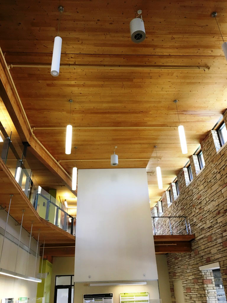 Destratification Designer Series Fan Installation 1