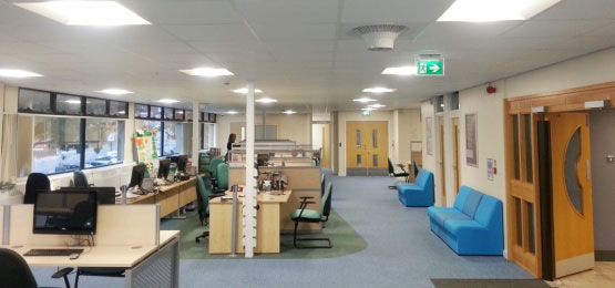 Destratification Fan System Offices Featured