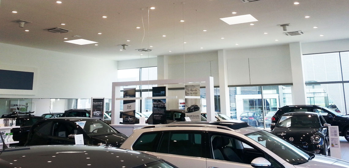 Destratification System Volkswagen Showroom Banner