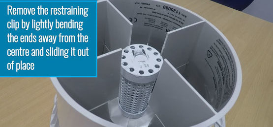 Video Installation Guide Showing Replacement of PHI Cell in Airius PureAir Series With No Cell Guard