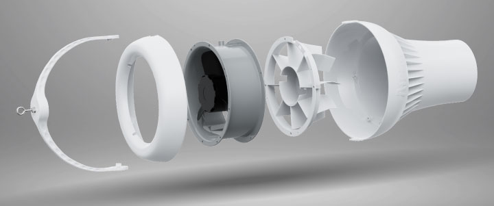 Airius Destratification Fans Patented Airflow Technology