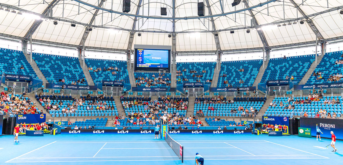 Ken Rosewall Arena Keeps Players and Spectators Cool with Airius Fans - Header